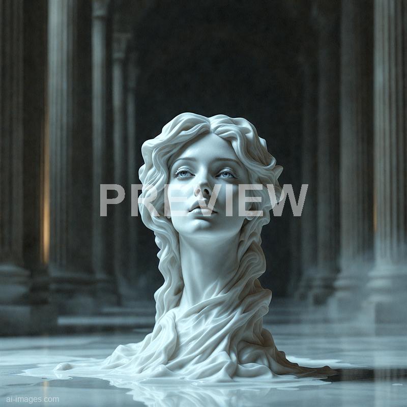 3186 - a-marble-statue-of-a-woman-begins-to-melt-as-if-trans_250420210118_Filename Text 2_03592_Filename Text 3